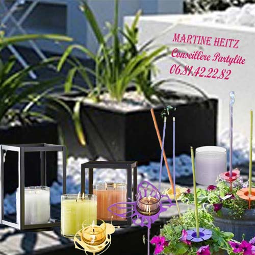 Bogies parfumées GloLite Partylite anti moustiques et estivales 