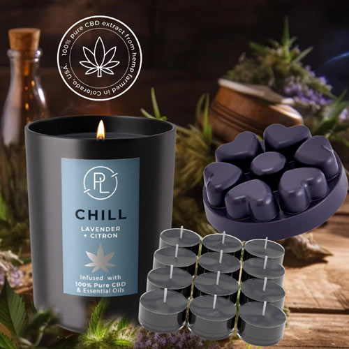 Partylite nos bougies parfumées CBD