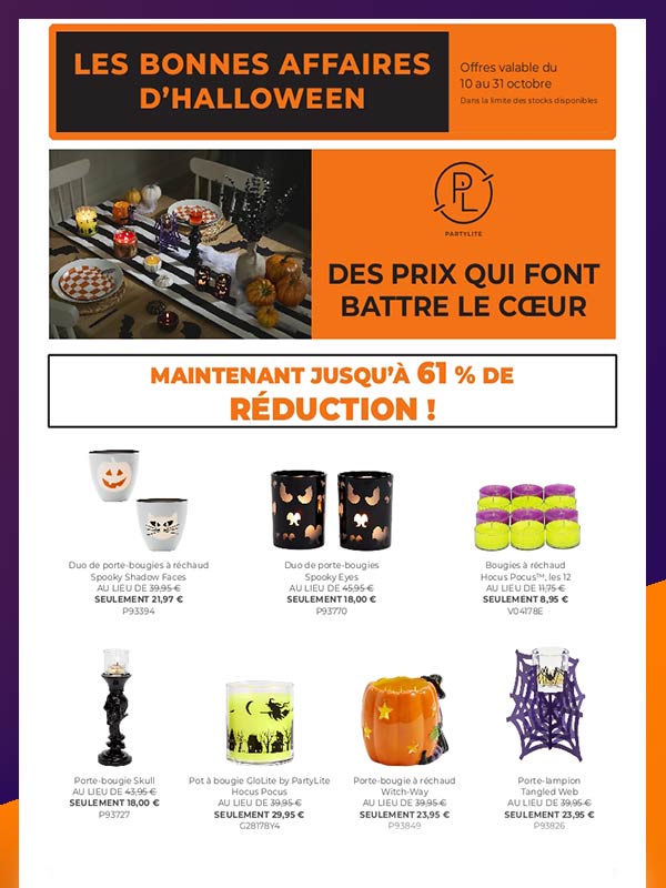 Offre Halloween 