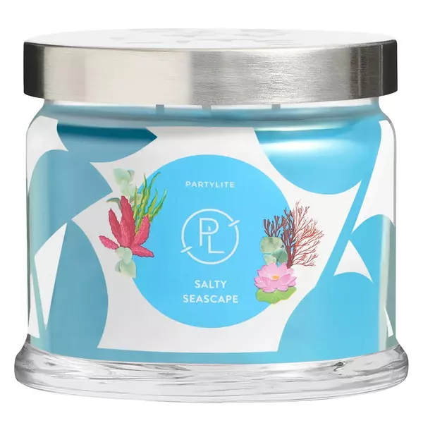 Bougie 3 mèches Nouveauté Partylite Salty Seascape