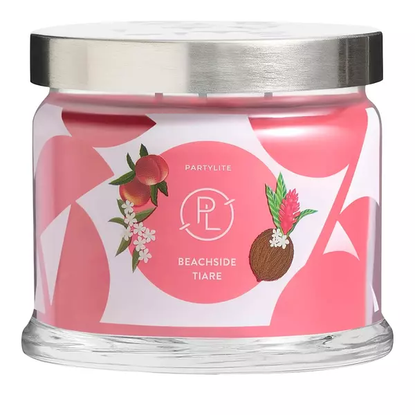 Partylite bougie parfumée Partylite nouvelle 3 mèches Beachside Tiare