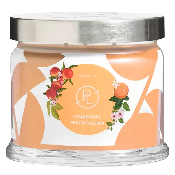 Pot à bougie 3 mèches Grapefruit Peach Paloma bougie 3 mèches Grapefruit Peach Paloma
