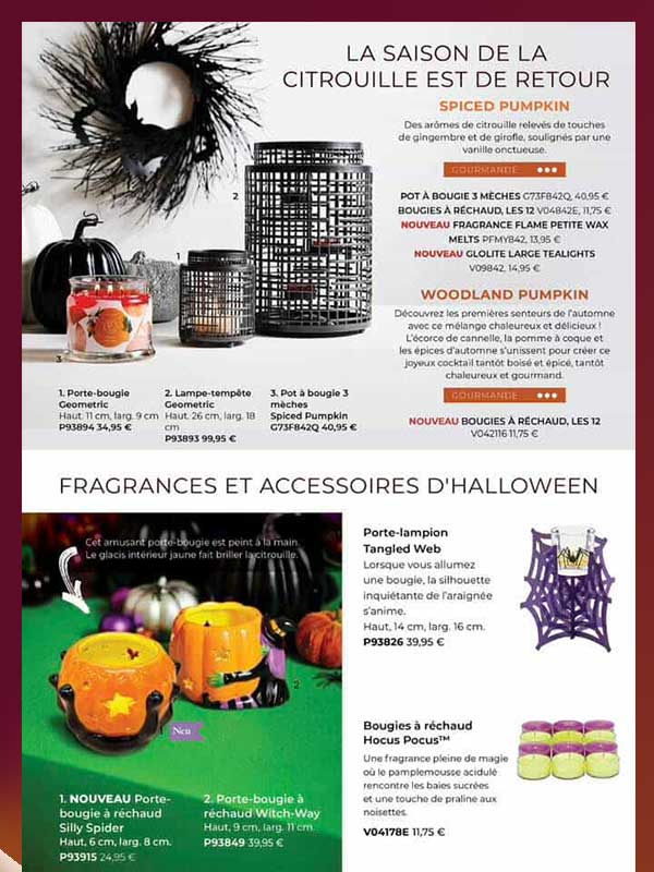 Halloween senteurs Partylite 