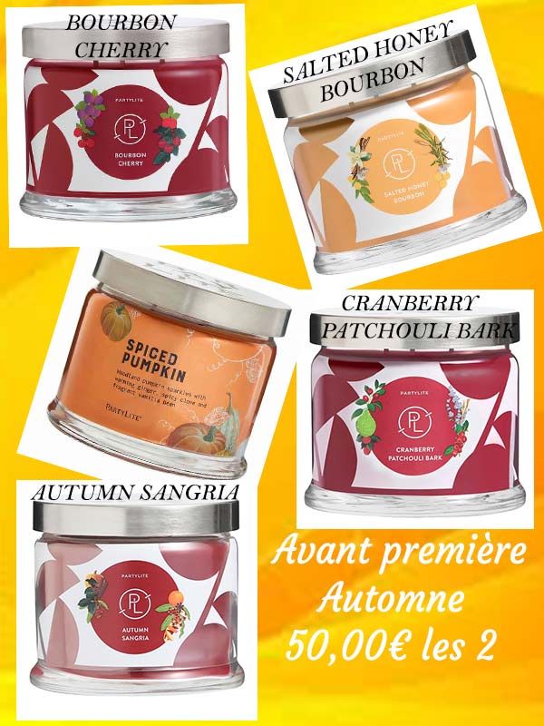 Partylite avant première Automne