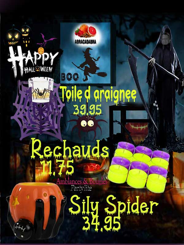 Halloween offre Partylite