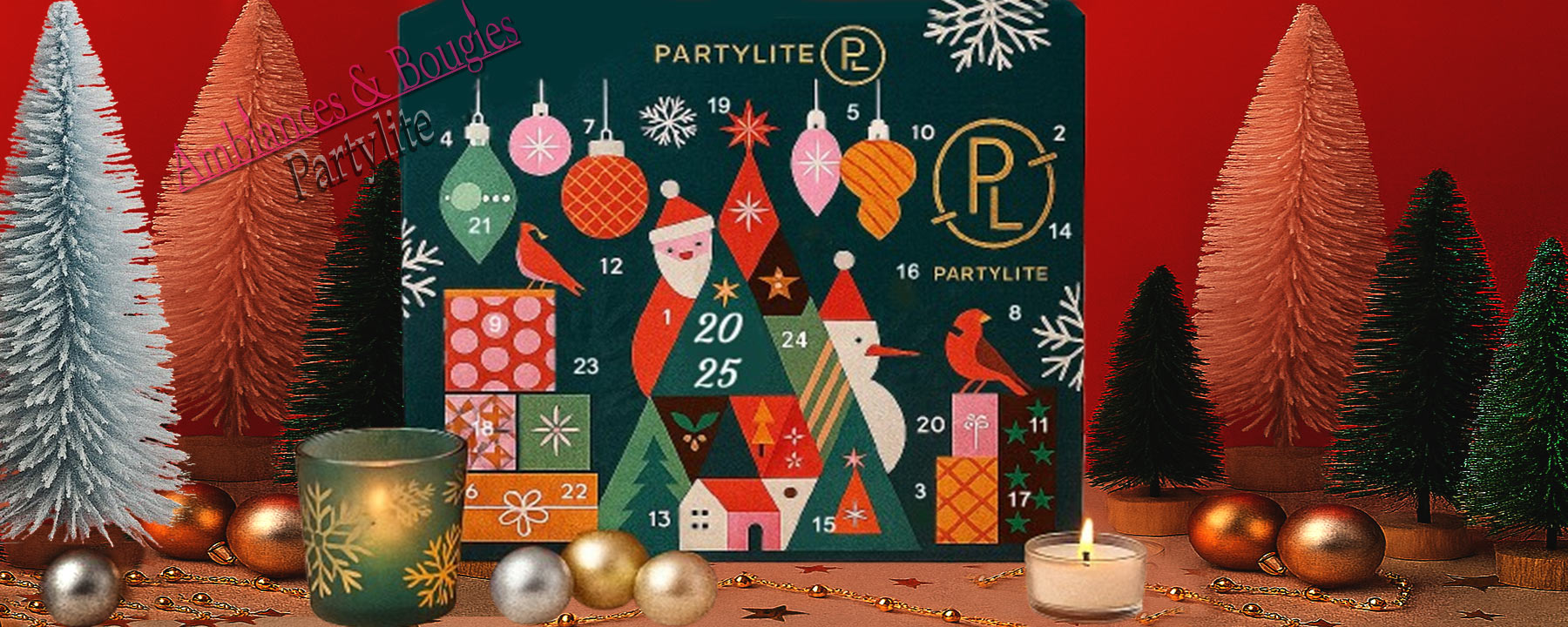 Calendrier Partylite de l'Avent 2025