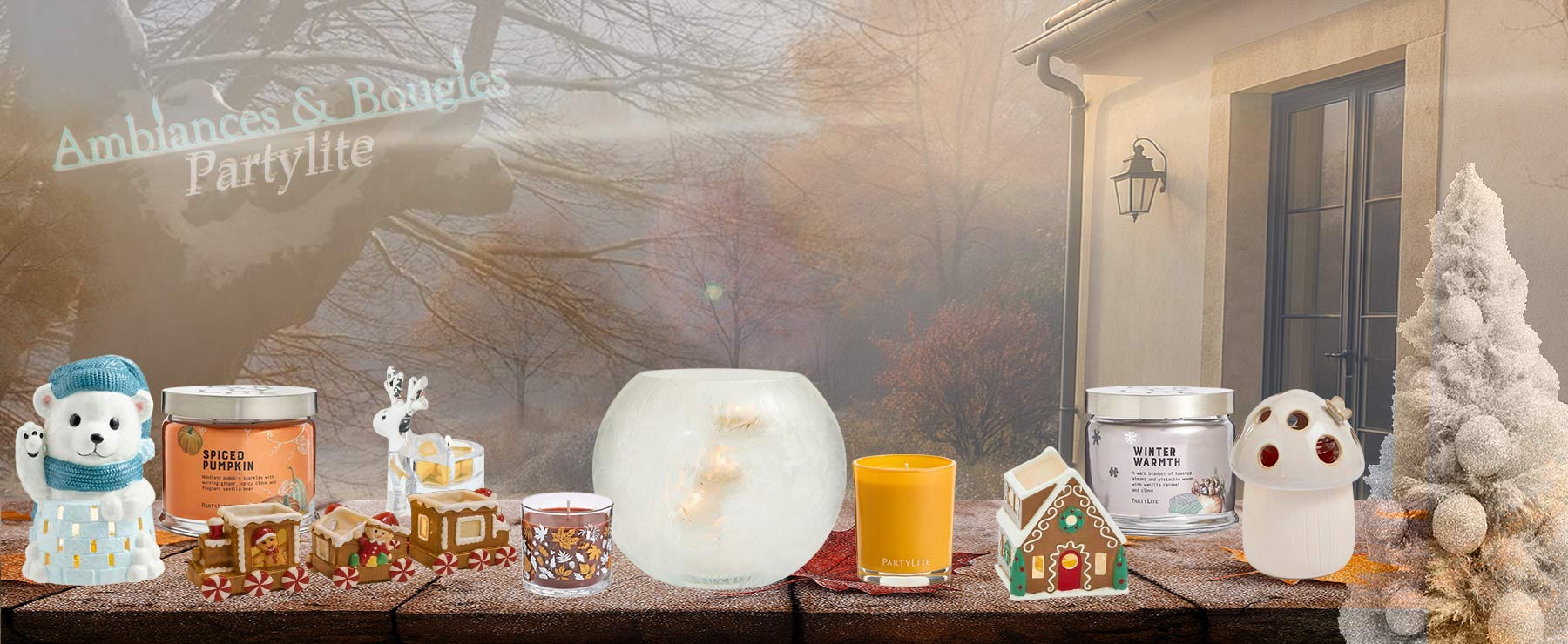 Partylite bougies parfumées Automne