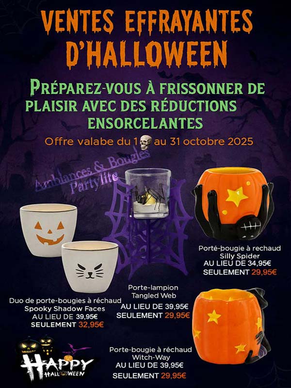 offres Halloween Partylite