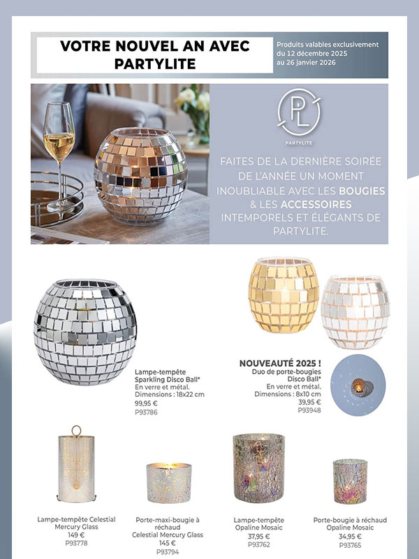 Accessoire de fêtes Partylite 