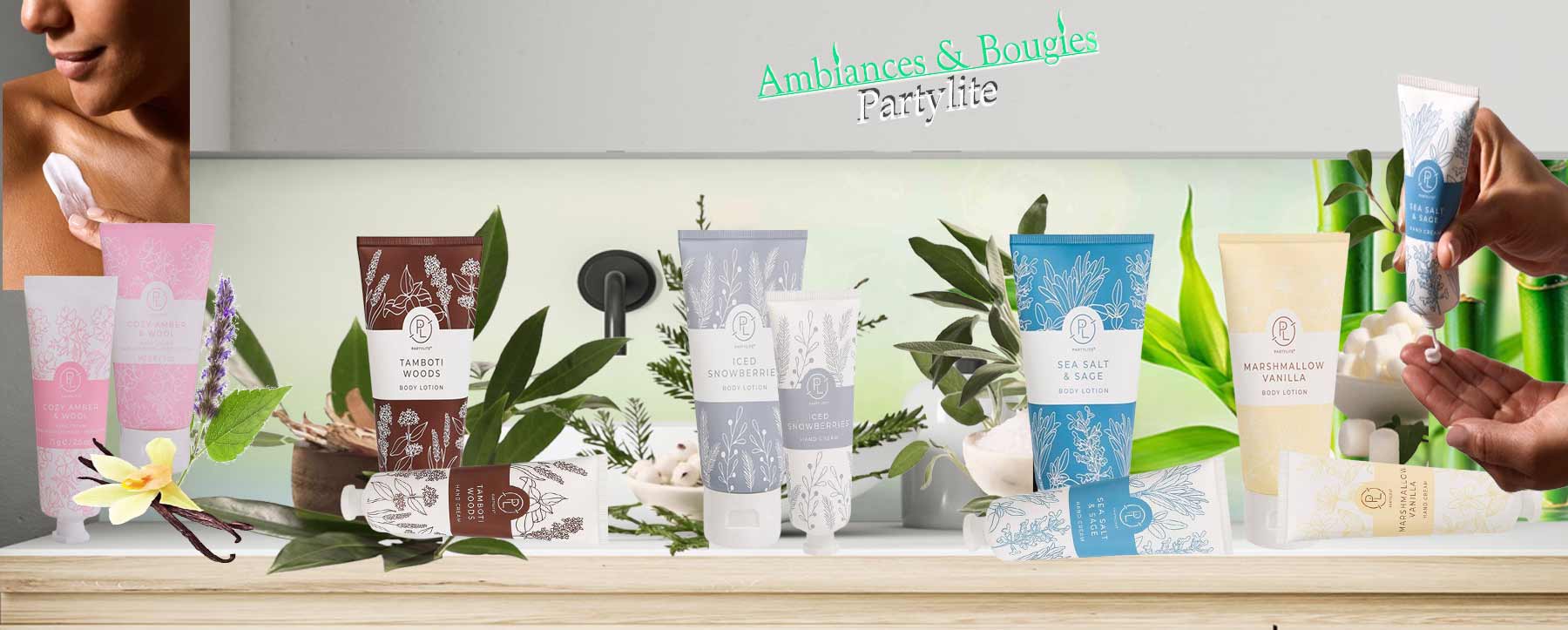Crème mains et corp Partylite 